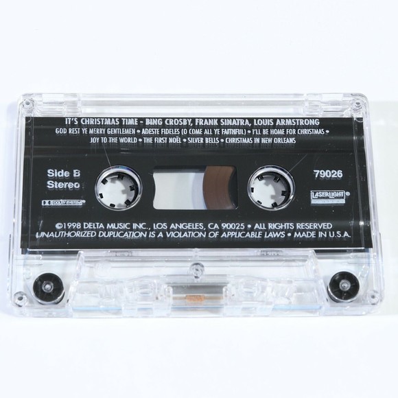 It's Christmas Time Bing Crosby Frank Sinatra Louis Armstrong Cassette Tape 1998 - Picture 6 of 6